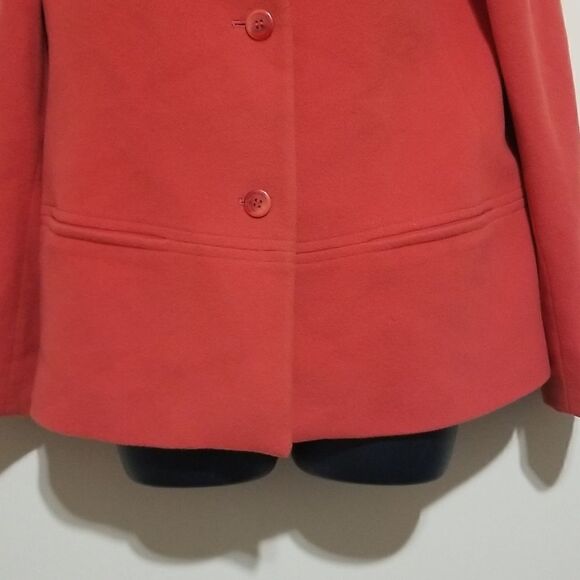 Casual Corner  Orange Jacket size 8 - Picture 3 of 5